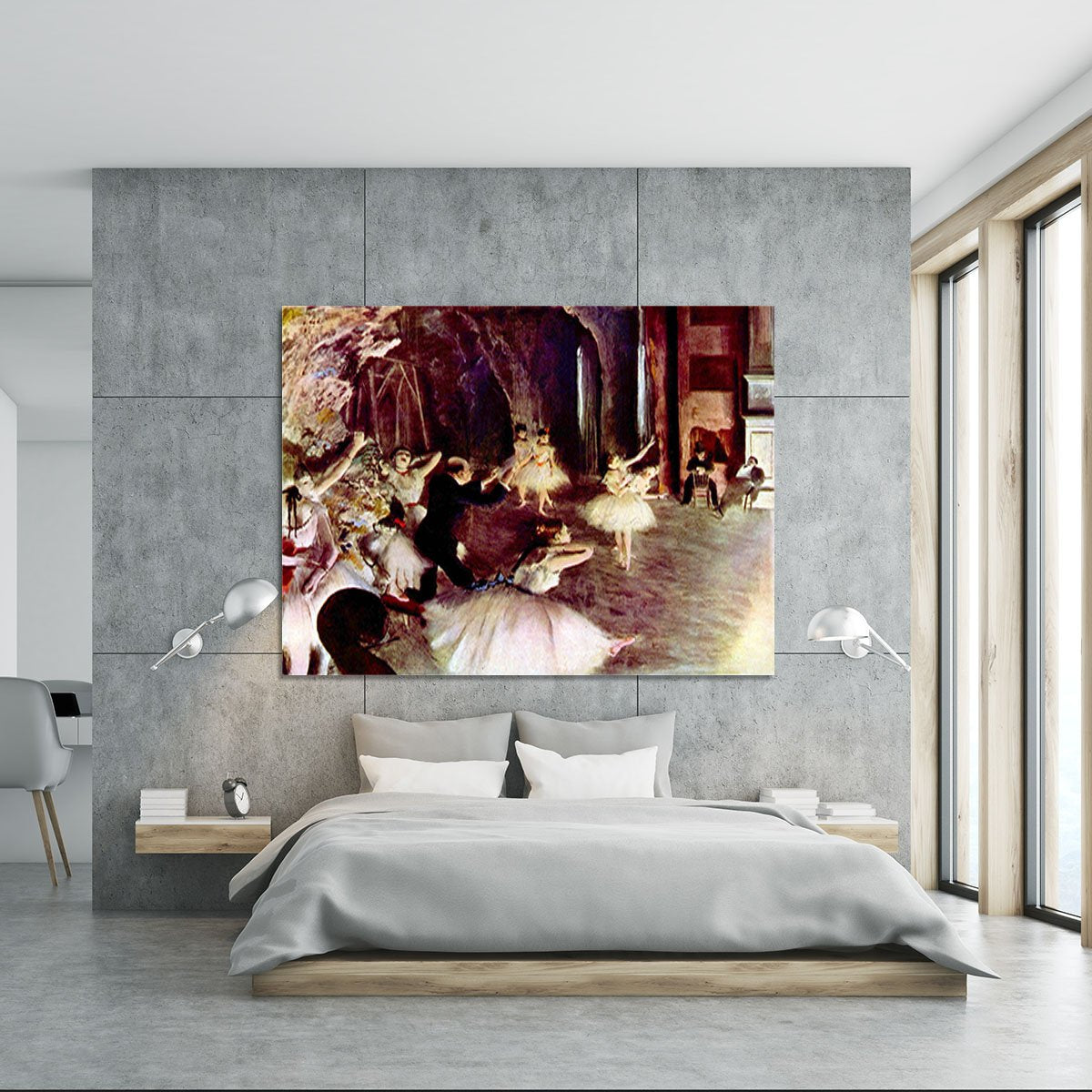 Stage trial by Degas Canvas Print or Poster