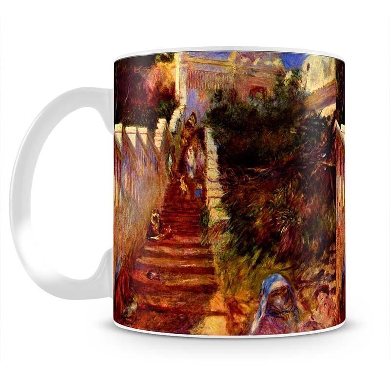 Stairs in Algier by Renoir Mug - Canvas Art Rocks - 2