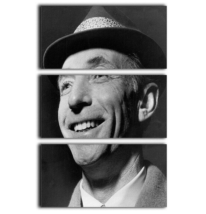 Stanley Matthews footballer 3 Split Panel Canvas Print - Canvas Art Rocks - 1