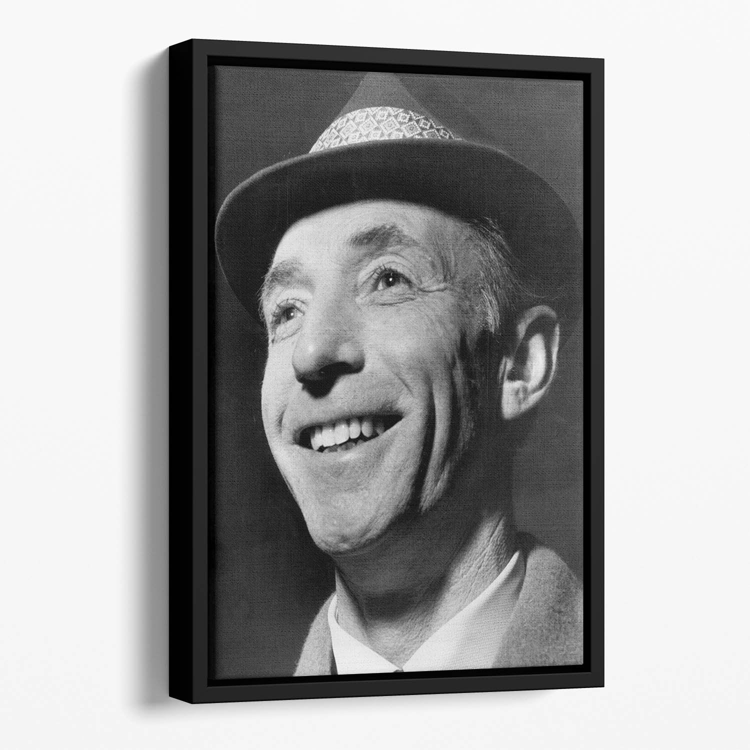 Stanley Matthews footballer Floating Framed Canvas