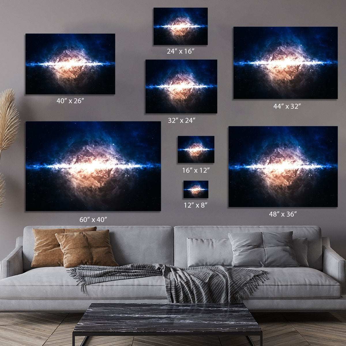 Star field in deep space Canvas Print or Poster