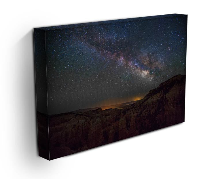 Starry Mountains Print - Canvas Art Rocks - 3
