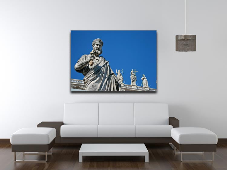 Statue In Italy Print - Canvas Art Rocks - 4