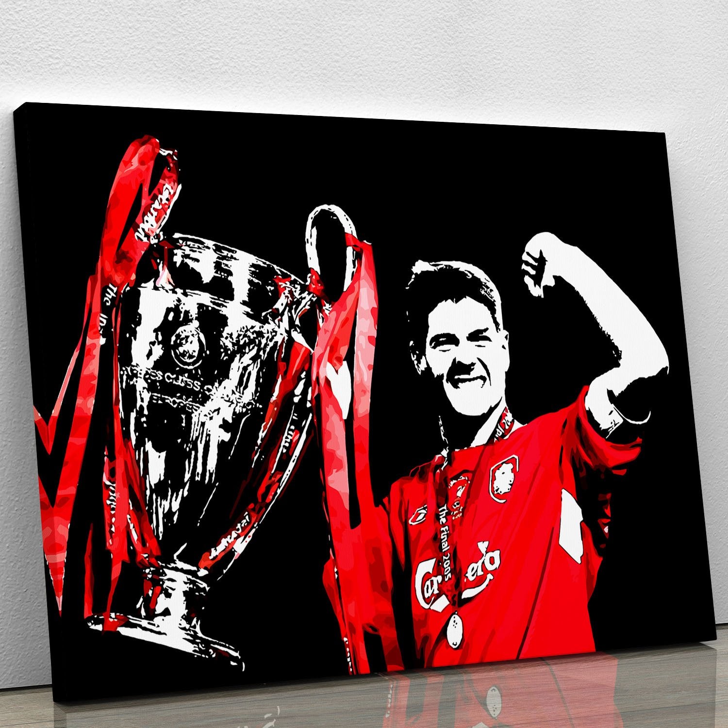Steven Gerrard Champions League Canvas Print or Poster