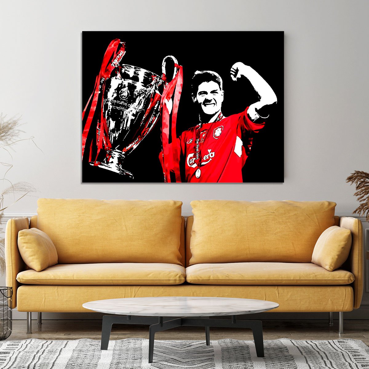 Steven Gerrard Champions League Canvas Print or Poster