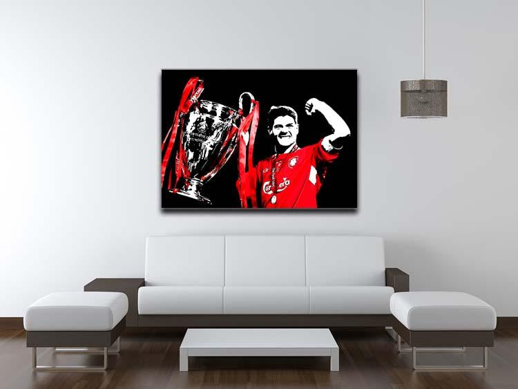 Steven Gerrard Champions League Canvas Print or Poster