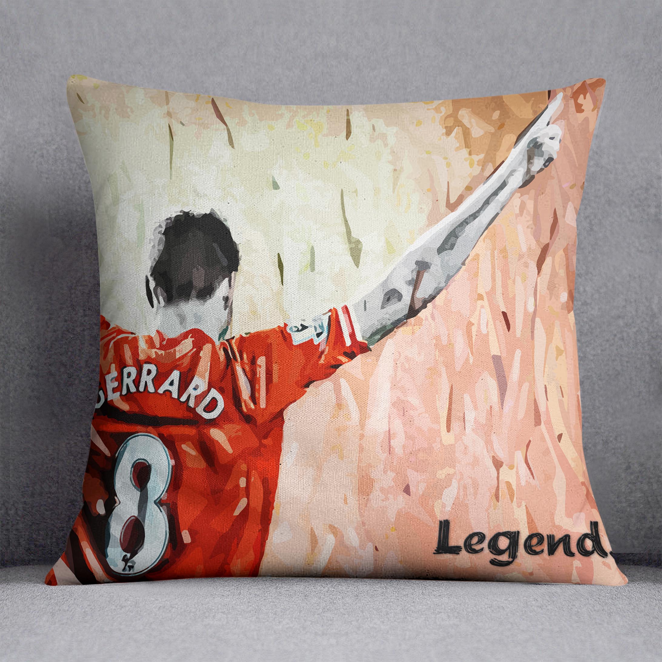 Steven Gerrard Legend Cushion