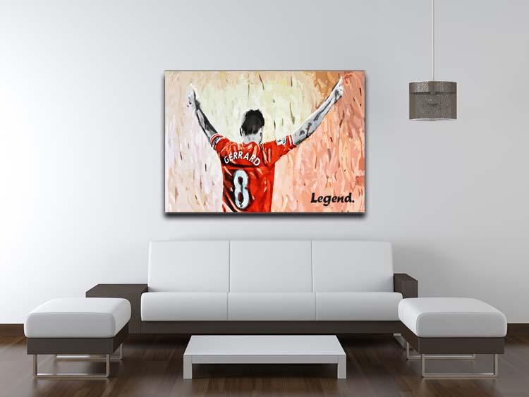 Steven Gerrard Legend Canvas Print or Poster