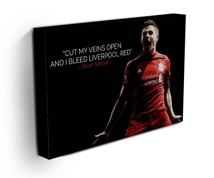 Steven Gerrard Liverpool Red Canvas Print or Poster - Canvas Art Rocks