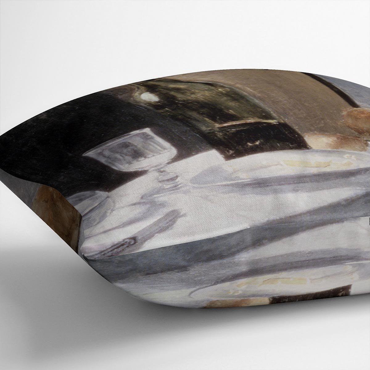 Still Life With Bottles by Monet Throw Pillow