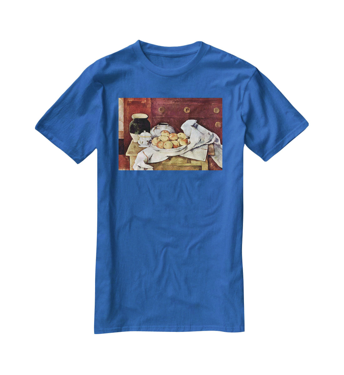 Still Life by Cezanne T-Shirt - Canvas Art Rocks - 2