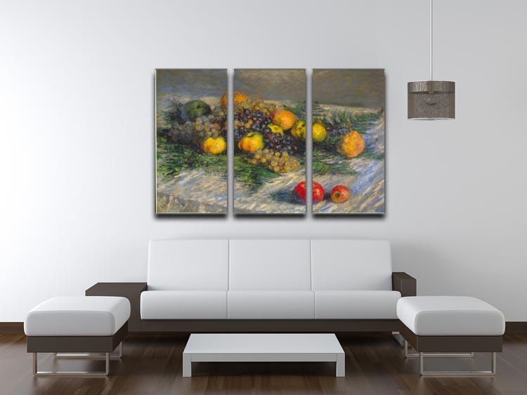 Still Life by Monet Split Panel Canvas Print - Canvas Art Rocks - 4