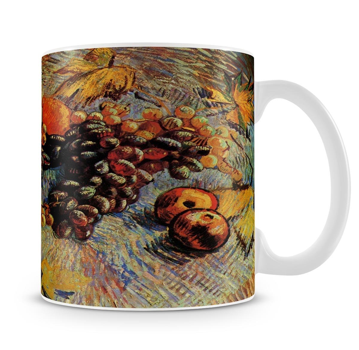 Still Life with Apples Pears Lemons and Grapes by Van Gogh Mug - Canvas Art Rocks - 4