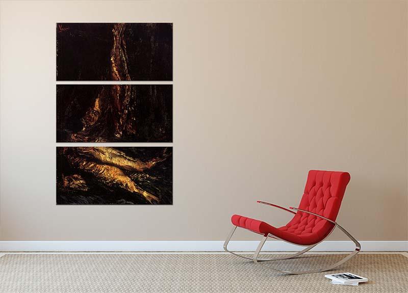 Still Life with Bloaters 2 by Van Gogh 3 Split Panel Canvas Print - Canvas Art Rocks - 2