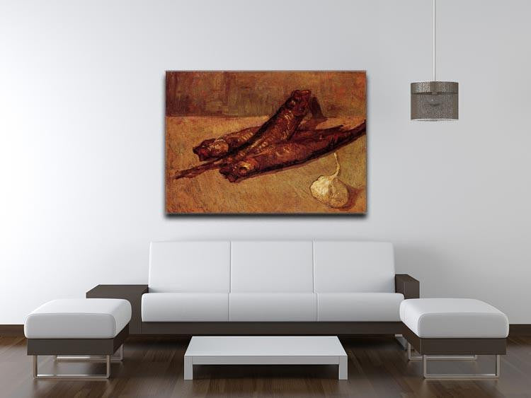 Still Life with Bloaters and Garlic by Van Gogh Canvas Print & Poster - Canvas Art Rocks - 4