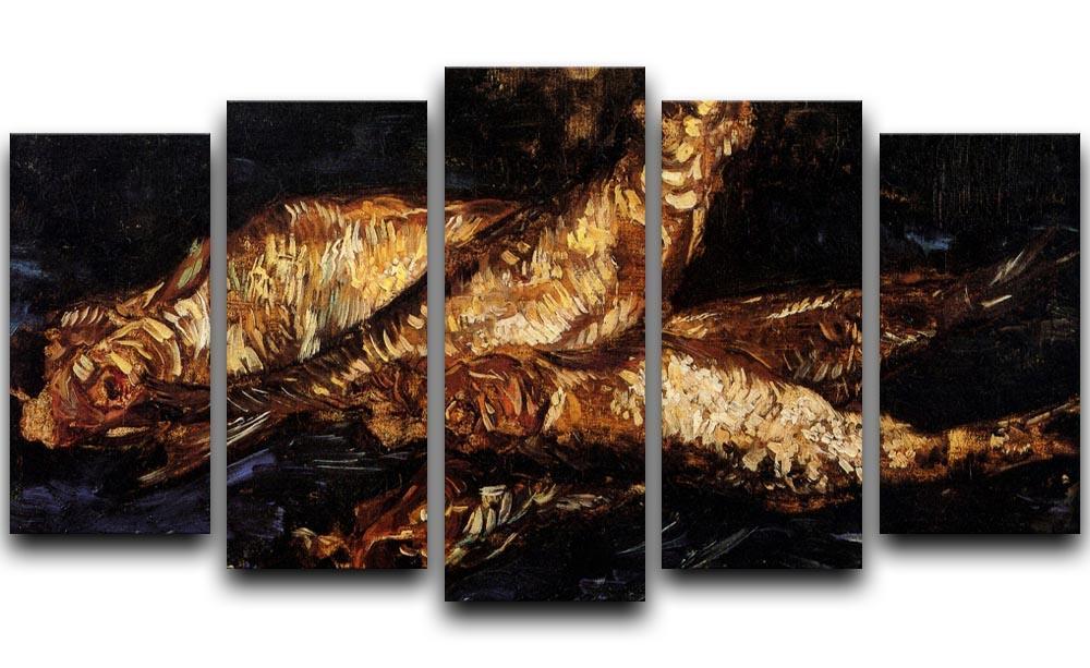 Still Life with Bloaters by Van Gogh 5 Split Panel Canvas  - Canvas Art Rocks - 1