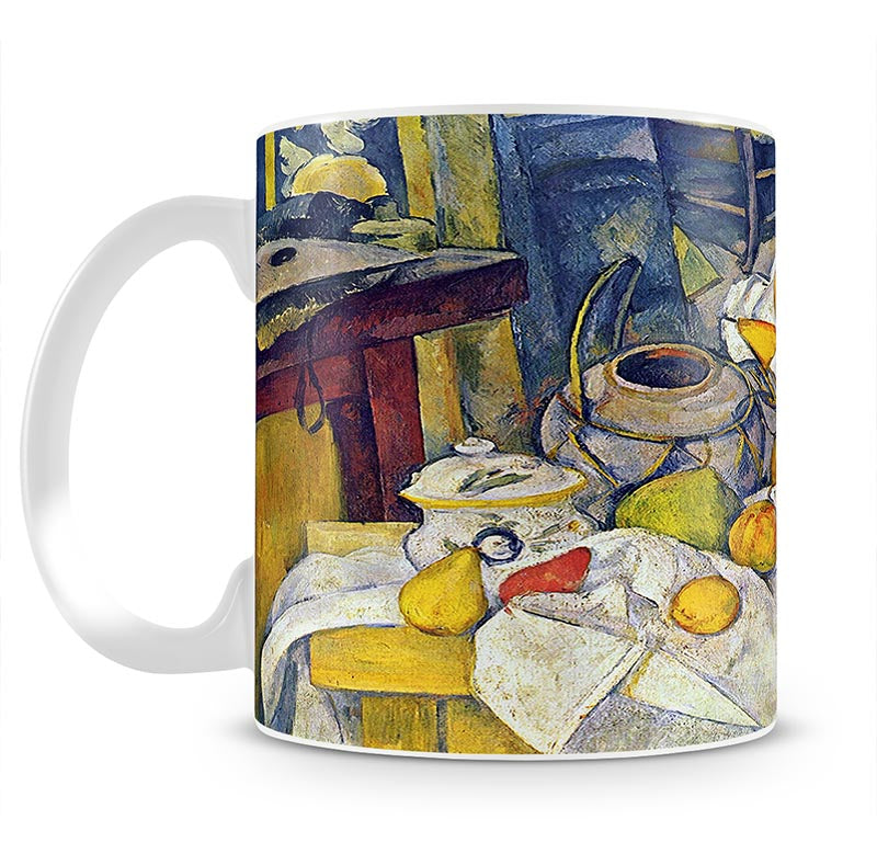 Still Life with Fruit Basket by Cezanne Mug - Canvas Art Rocks - 1