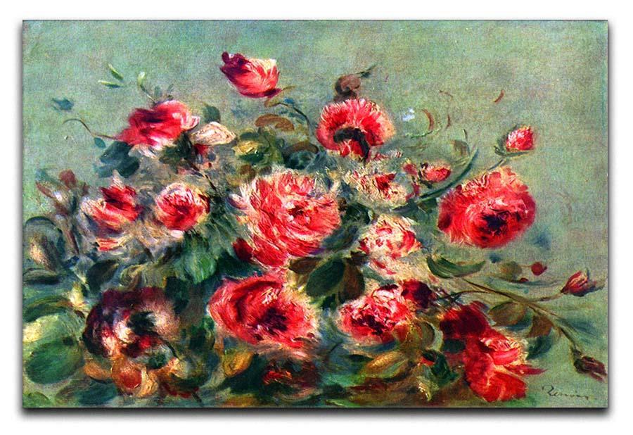 Still life roses of Vargemont by Renoir Canvas Print or Poster  - Canvas Art Rocks - 1