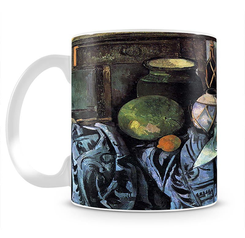 Still life with Eggplant by Cezanne Mug - Canvas Art Rocks - 1