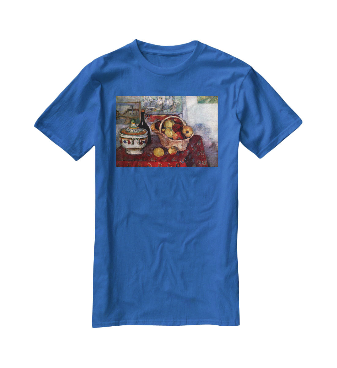 Still life with soup tureen by Cezanne T-Shirt - Canvas Art Rocks - 2
