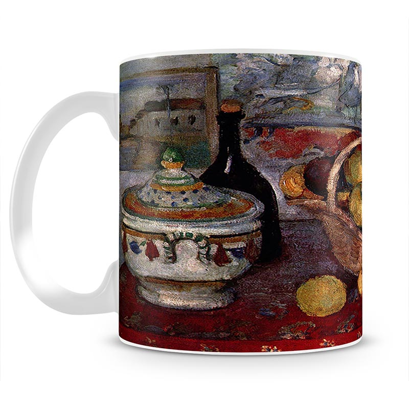Still life with soup tureen by Cezanne Mug - Canvas Art Rocks - 1