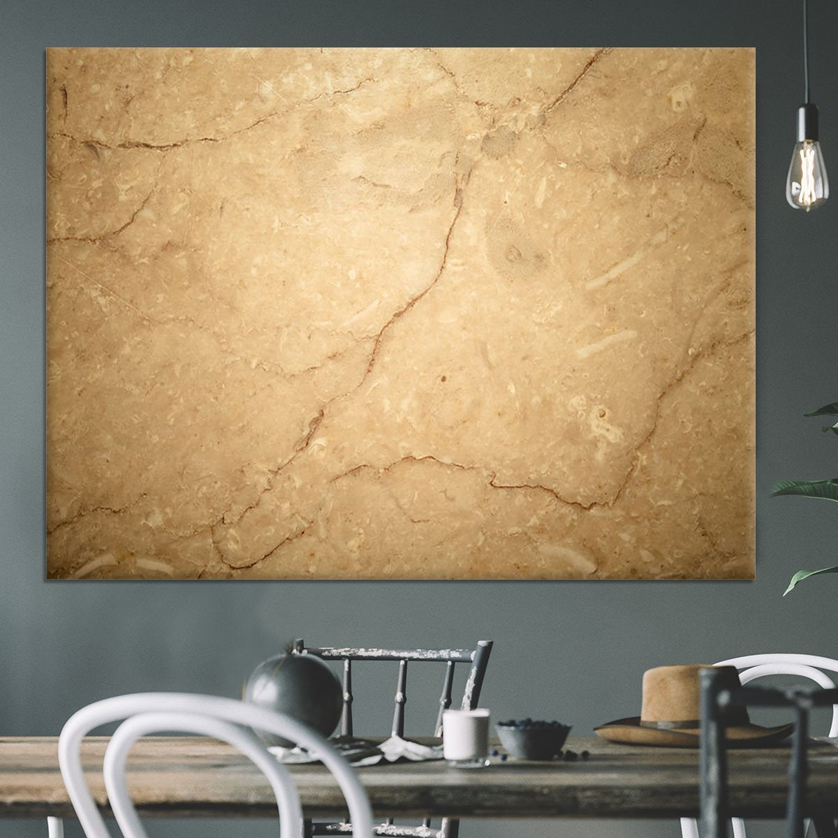Stone Background Canvas Print or Poster