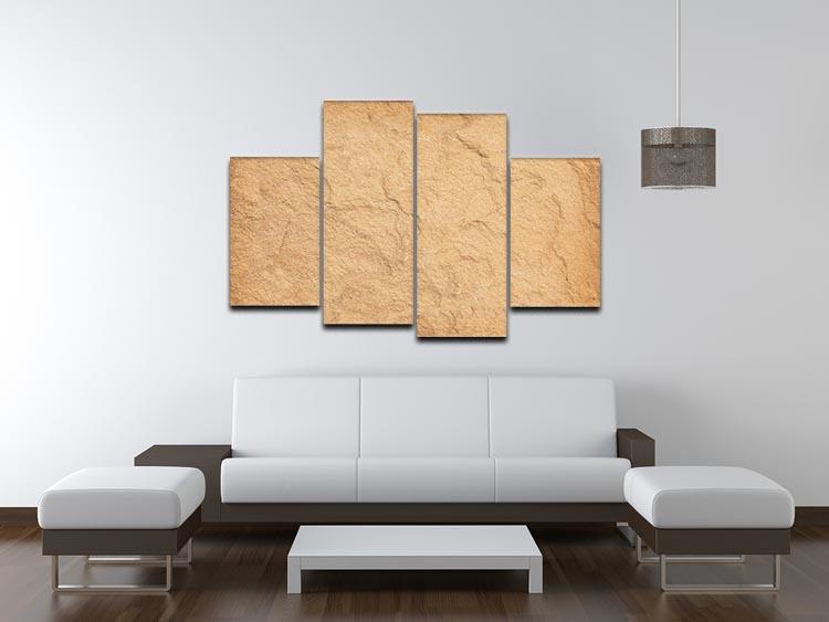 Stone background 4 Split Panel Canvas - Canvas Art Rocks - 3