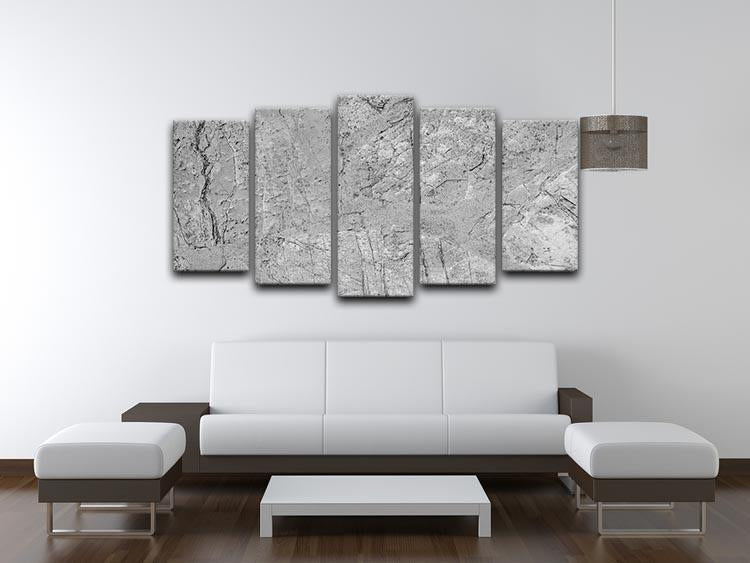 Stone concrete floor 5 Split Panel Canvas - Canvas Art Rocks - 3