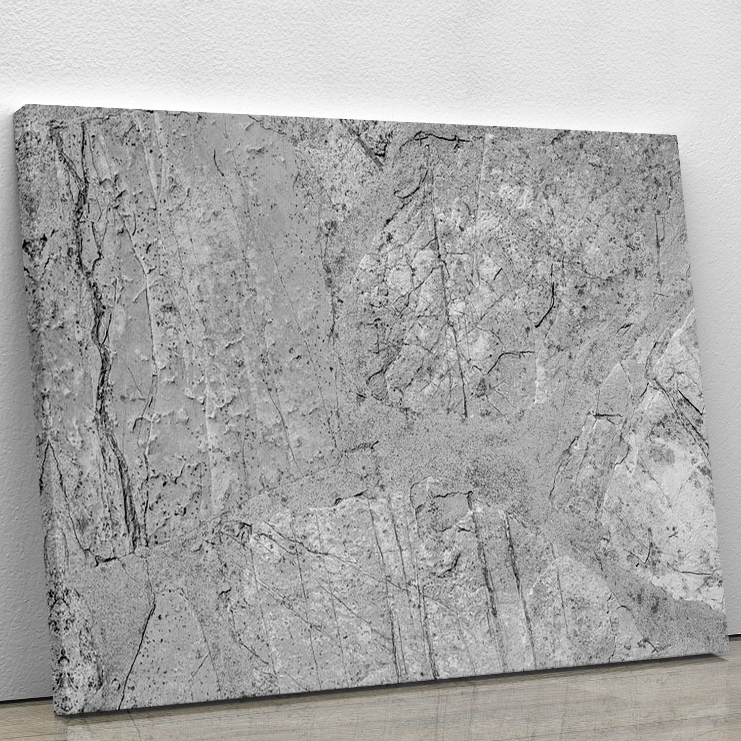 Stone concrete floor Canvas Print or Poster