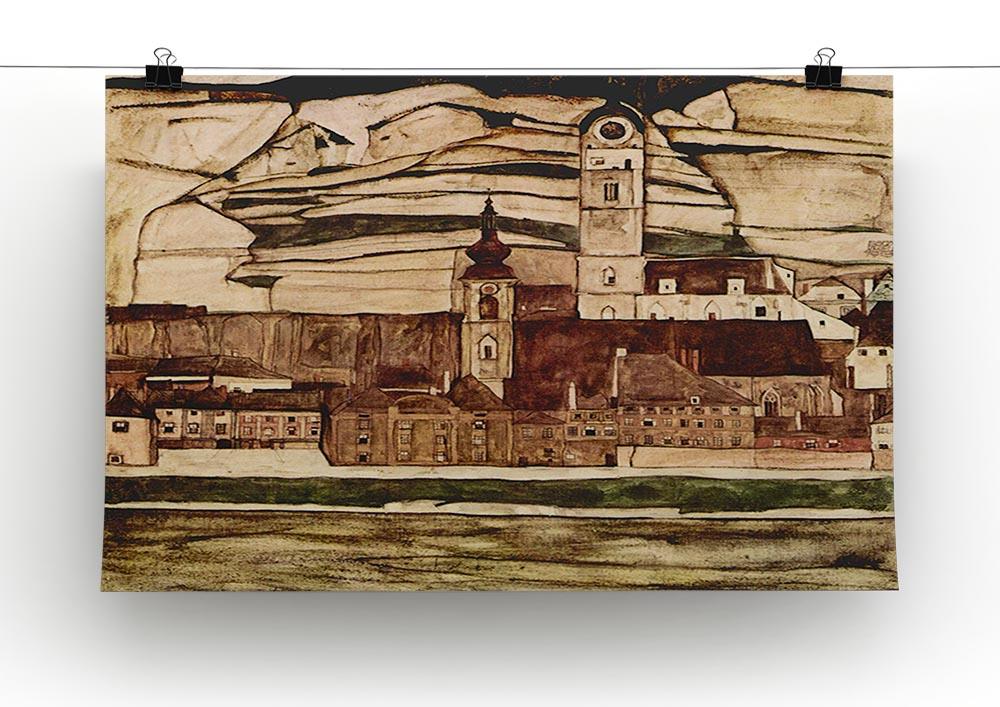 Stone on the Danube II by Egon Schiele Canvas Print or Poster - Canvas Art Rocks - 2