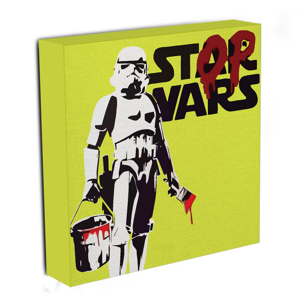 Banksy Stop Wars Star Wars Canvas Print & Poster - US Canvas Art Rocks