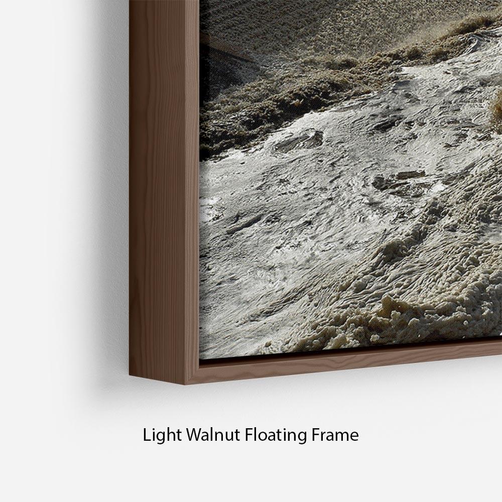 Stormy Blackpool Floating Frame Canvas - Canvas Art Rocks - 8