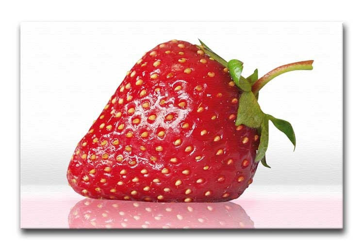 Juicy Strawberry Print - Canvas Art Rocks - 1