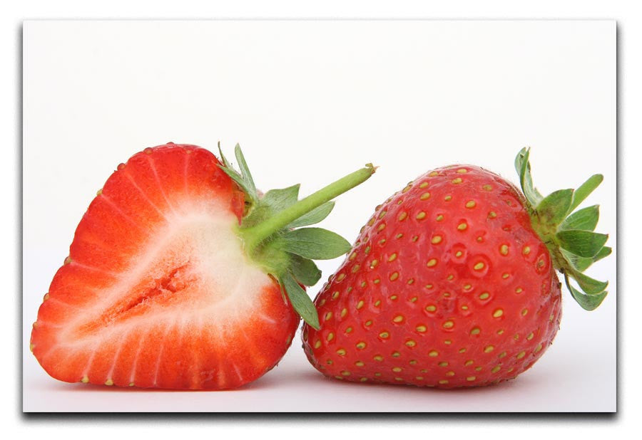 Strawberry Print - Canvas Art Rocks - 1