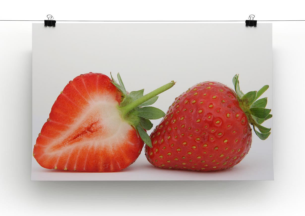 Strawberry Print - Canvas Art Rocks - 2