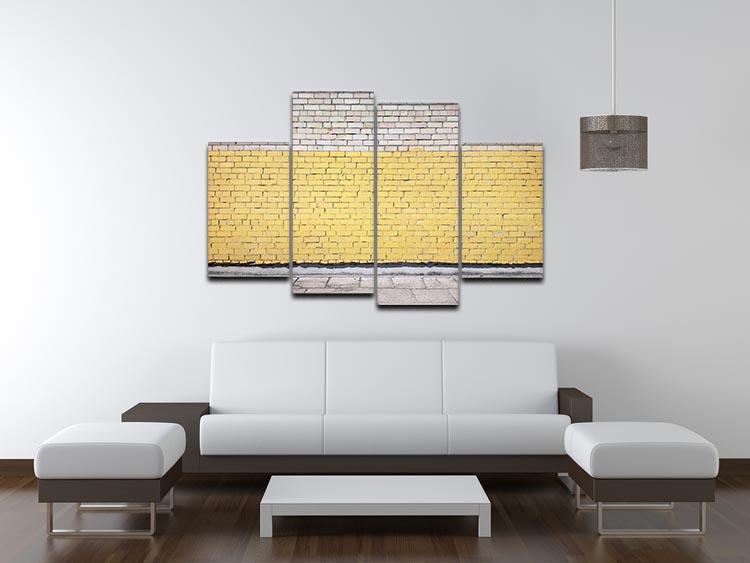 Street wall background 4 Split Panel Canvas - Canvas Art Rocks - 3
