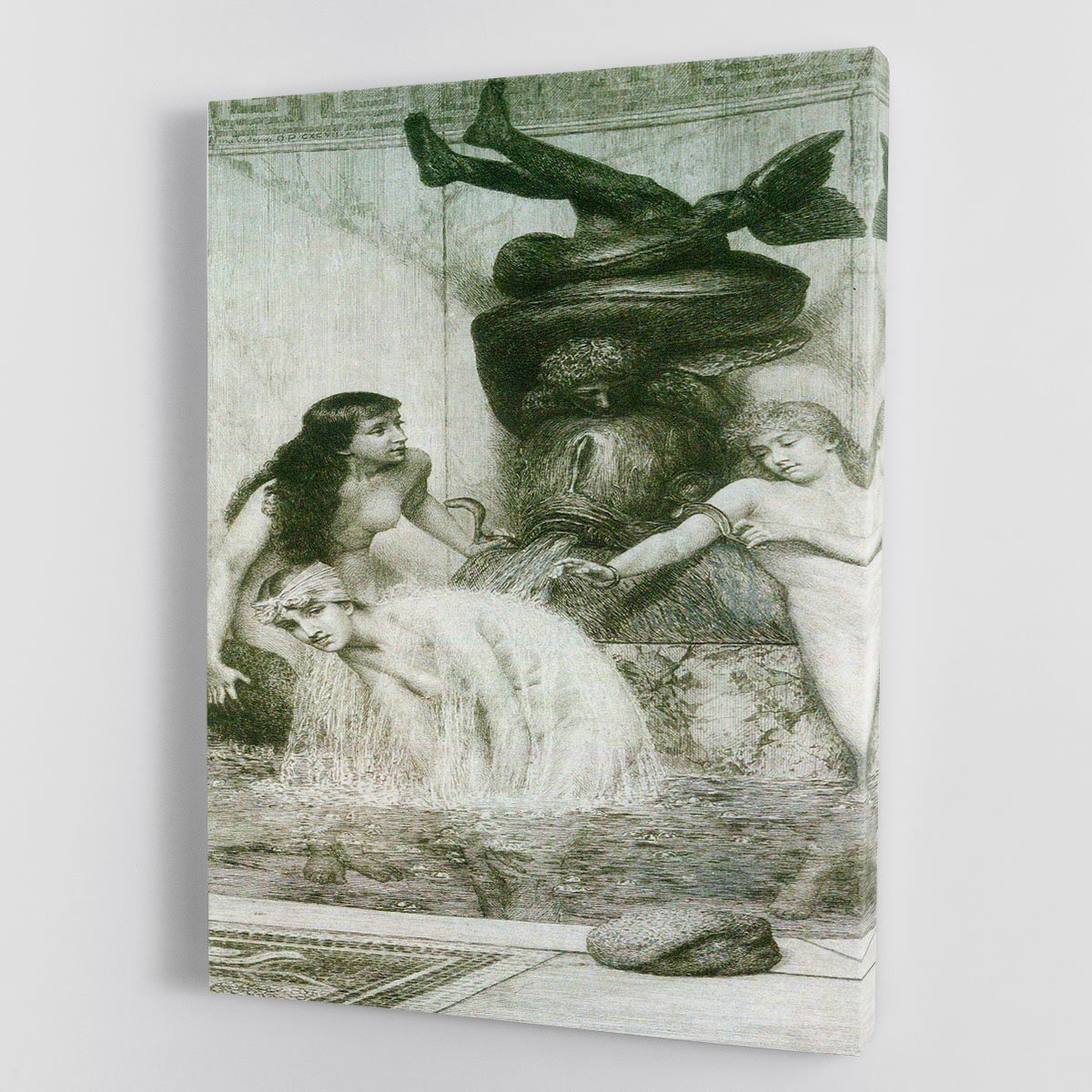 Strigilis and sponges 2 by Alma Tadema Canvas Print or Poster