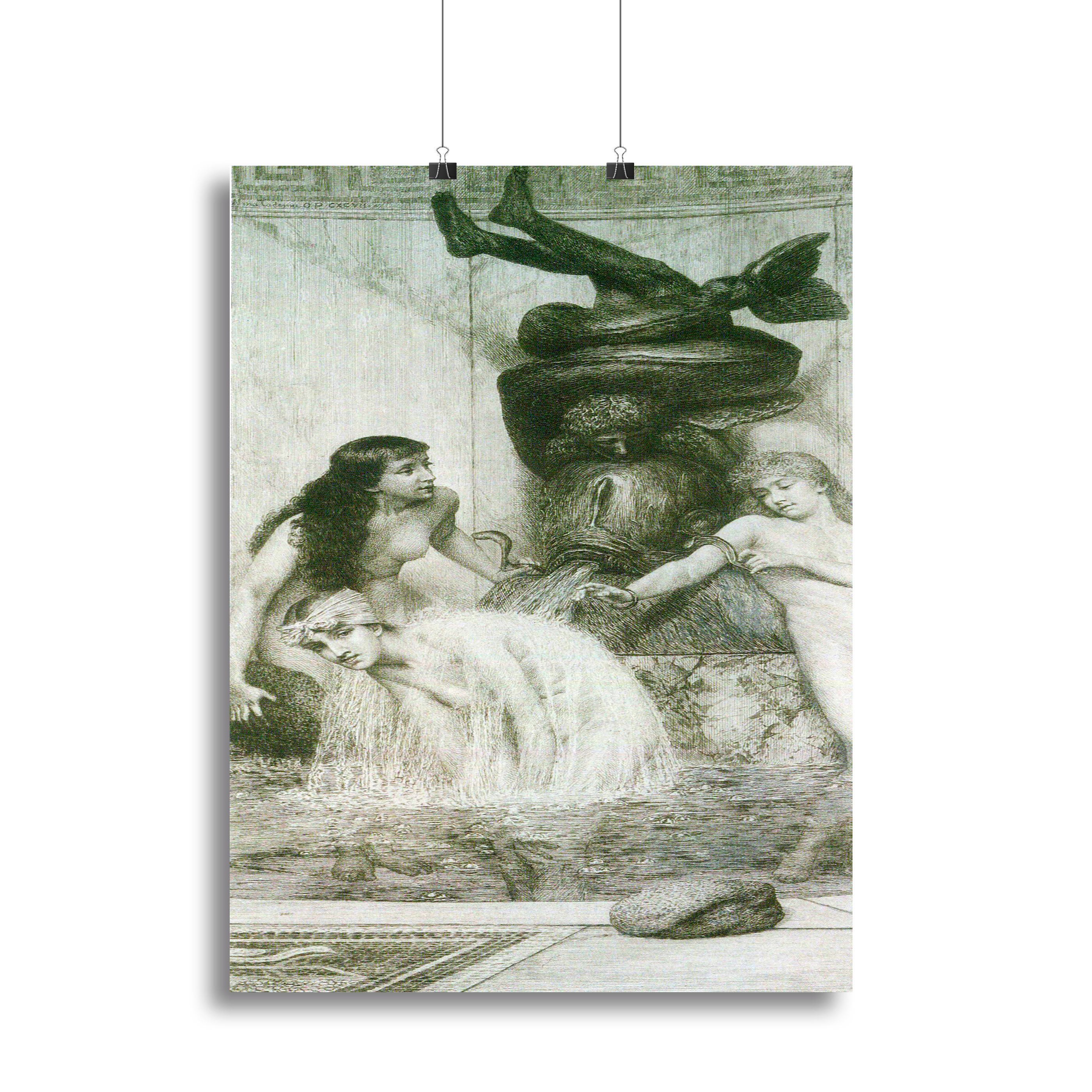 Strigilis and sponges 2 by Alma Tadema Canvas Print or Poster