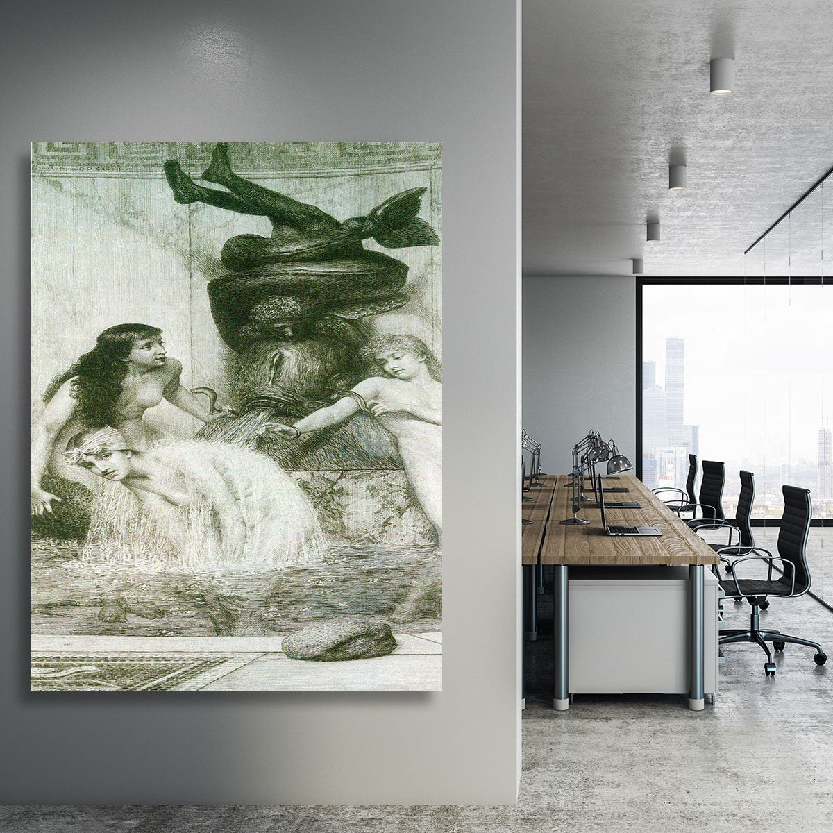 Strigilis and sponges 2 by Alma Tadema Canvas Print or Poster