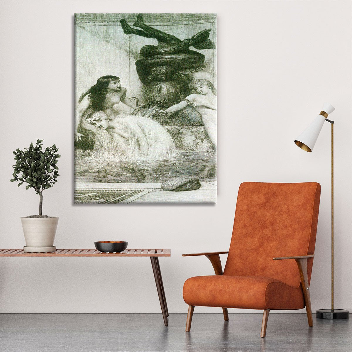 Strigilis and sponges 2 by Alma Tadema Canvas Print or Poster