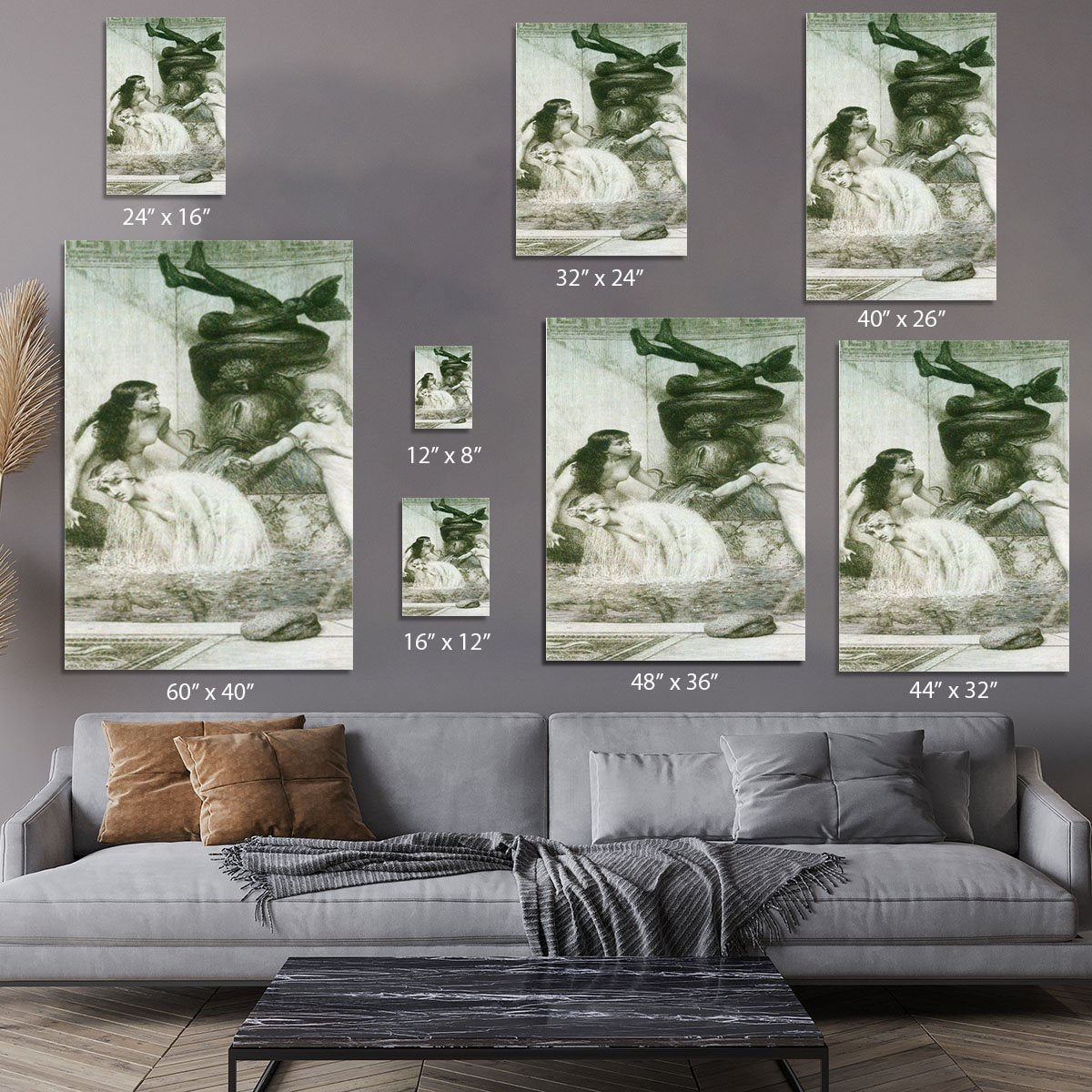 Strigilis and sponges 2 by Alma Tadema Canvas Print or Poster