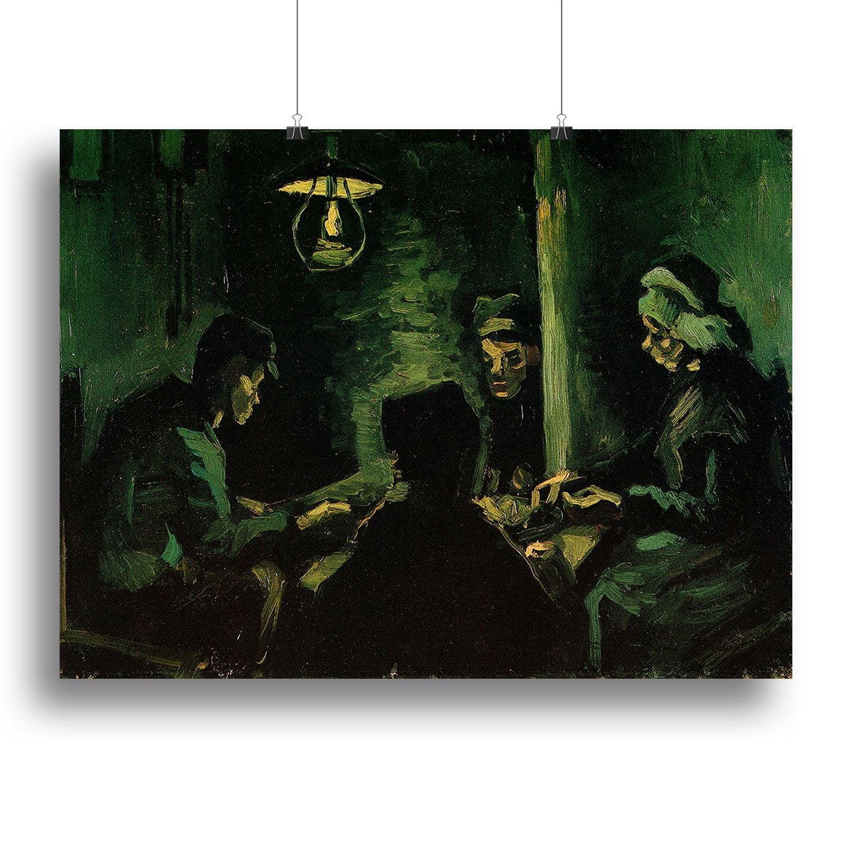 Study for The Potato Eaters by Van Gogh Canvas Print or Poster