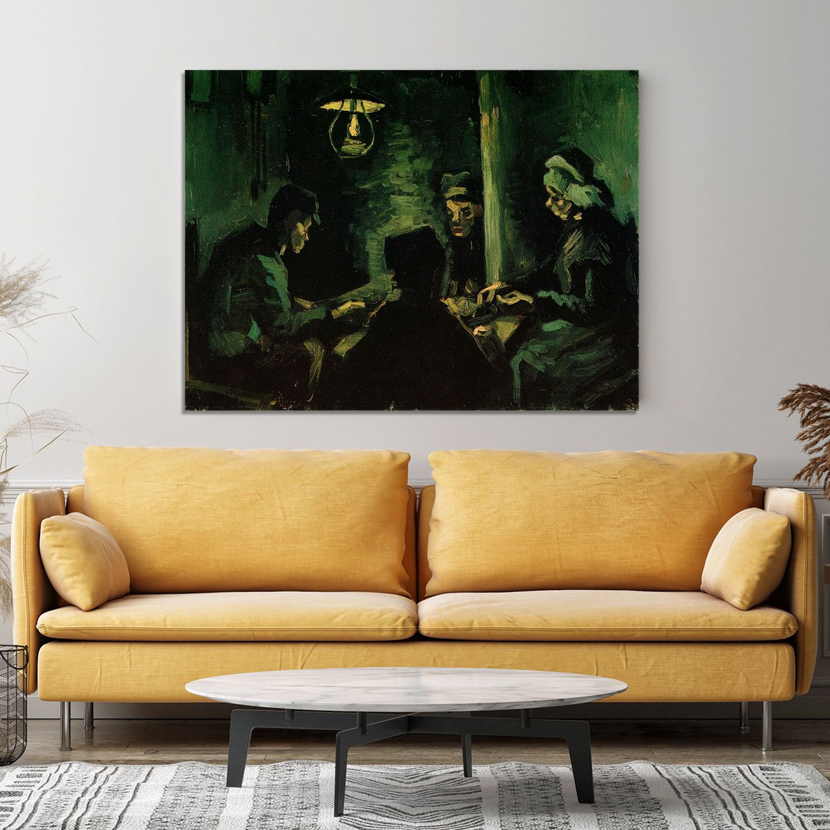 Study for The Potato Eaters by Van Gogh Canvas Print or Poster