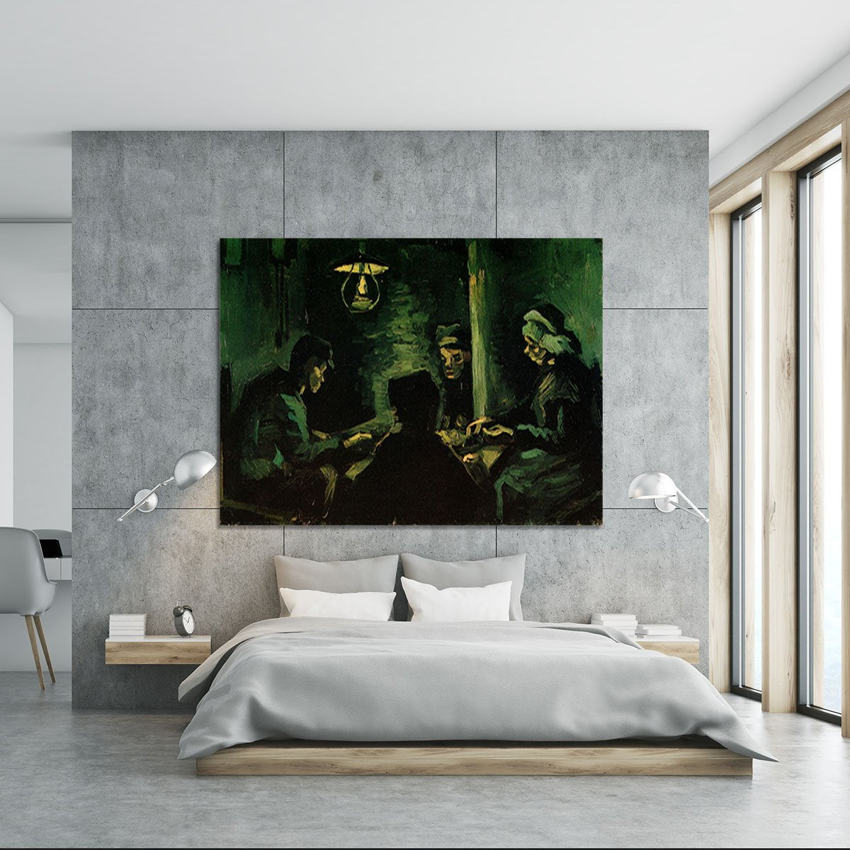 Study for The Potato Eaters by Van Gogh Canvas Print or Poster