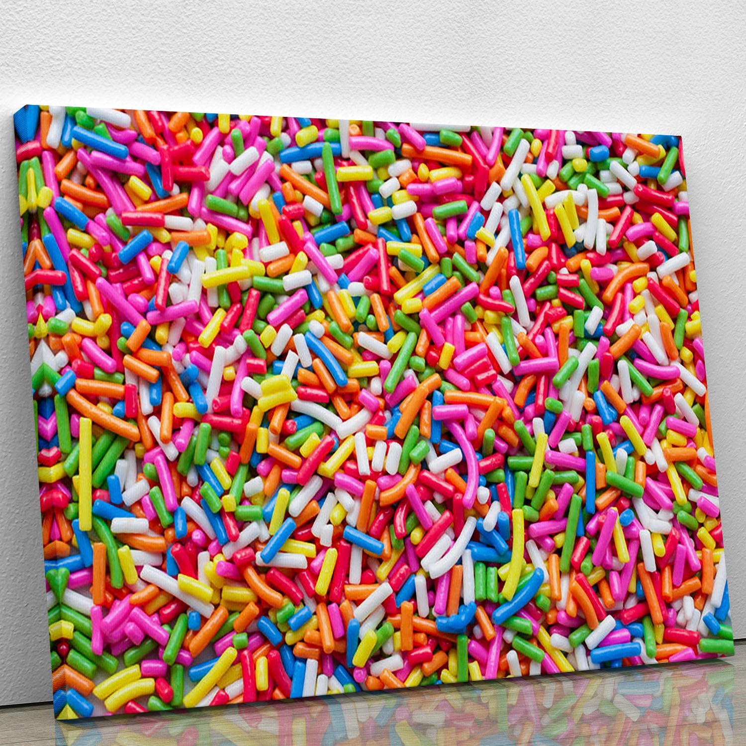 Sugar sprinkle dots Canvas Print or Poster