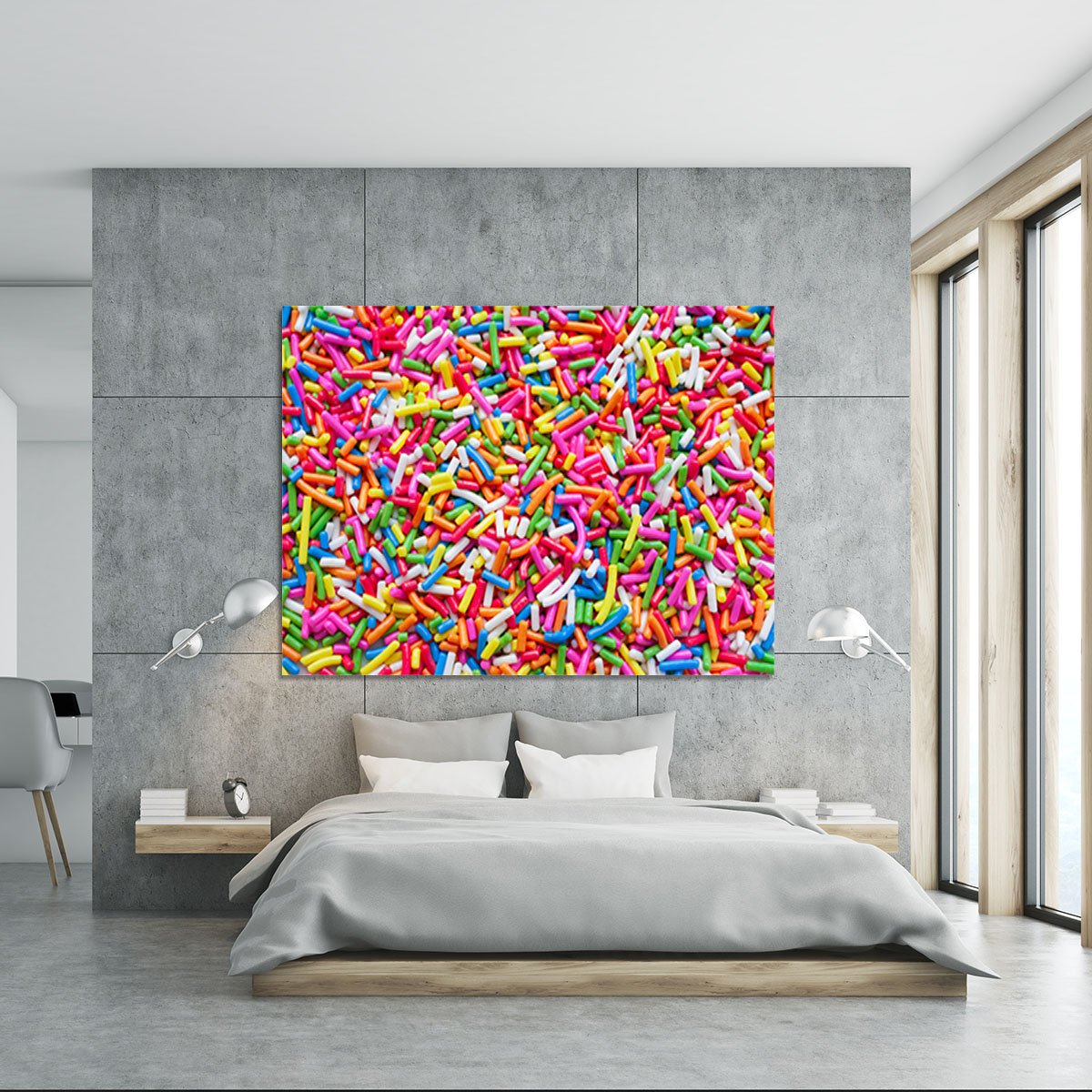 Sugar sprinkle dots Canvas Print or Poster