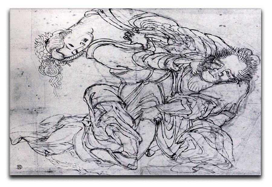Suikoden scene by Hokusai Canvas Print or Poster  - Canvas Art Rocks - 1