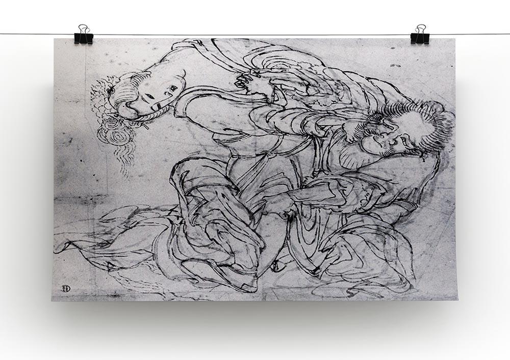 Suikoden scene by Hokusai Canvas Print or Poster - Canvas Art Rocks - 2