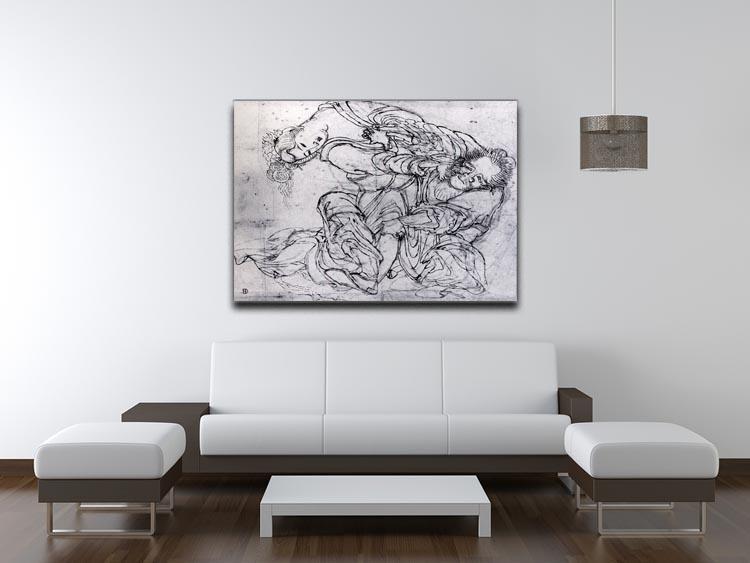Suikoden scene by Hokusai Canvas Print or Poster - Canvas Art Rocks - 4