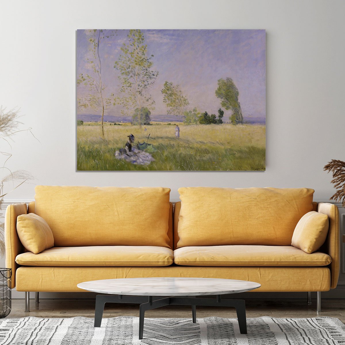 Summer by Monet Canvas Print or Poster